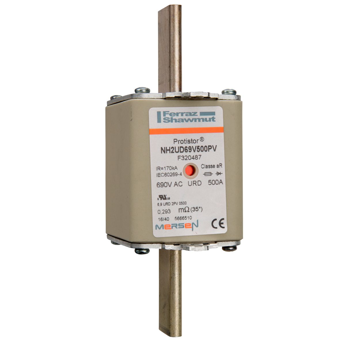 F320487 - Size 2 aR 690VAC aR 500 A 690VAC